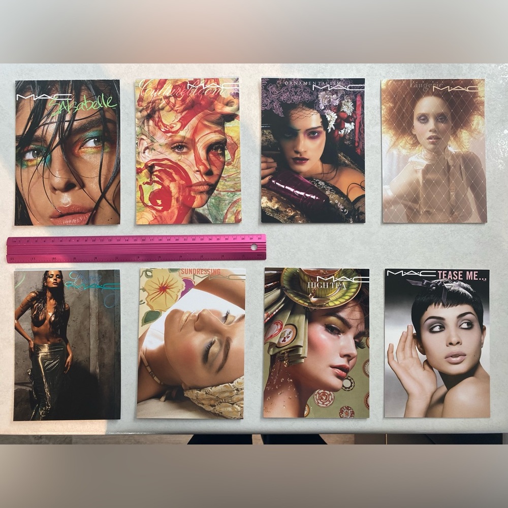 2000’s Mac cosmetics promo  postcards wall decor